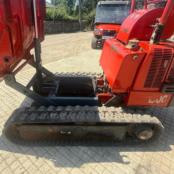 Hinowa 2500 2.5 Ton Diesel Rubber Tracked Pedestrian Dumper