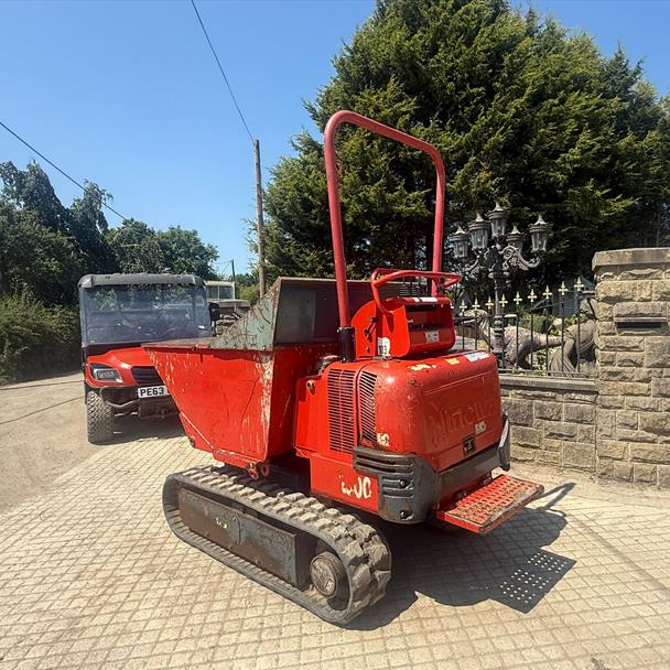 Hinowa 2500 2.5 Ton Diesel Rubber Tracked Pedestrian Dumper