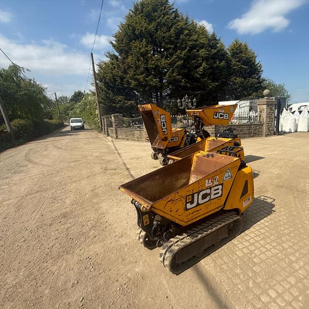 JCB HTD-5 Diesel Tracked Pedestrian High Tip Dumper