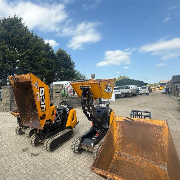 JCB HTD-5 Diesel Tracked Pedestrian High Tip Dumper