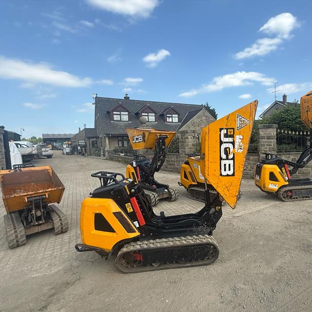 JCB HTD-5 Diesel Tracked Pedestrian High Tip Dumper