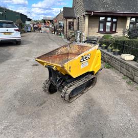 JCB HTD-5 Diesel Tracked Pedestrian High Tip Dumper