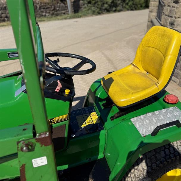 John Deere 455 22HP Compact Tractor With John Deere 45 Front Loader And Bucket