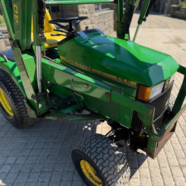 John Deere 455 22HP Compact Tractor With John Deere 45 Front Loader And Bucket