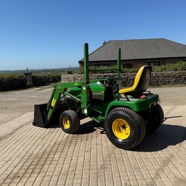 John Deere 455 22HP Compact Tractor With John Deere 45 Front Loader And Bucket