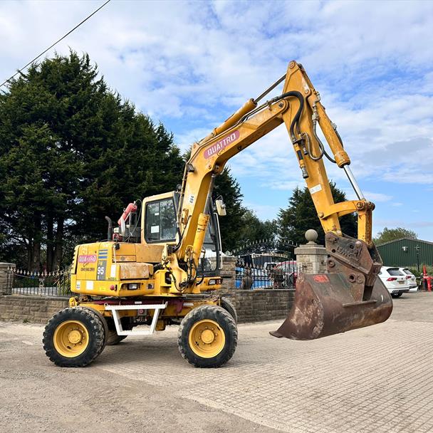 Komatsu PW95R Wheeled Excavator/Rubber Duck