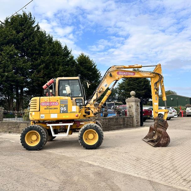 Komatsu PW95R Wheeled Excavator/Rubber Duck