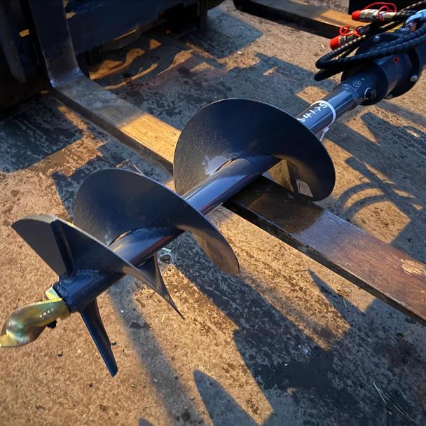 New/Unused Mini Skidsteer Posthole Borer & Auger