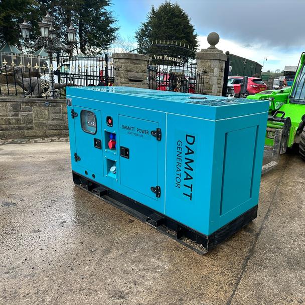 New/Unused Damatt 41KVA Diesel Silent Generator