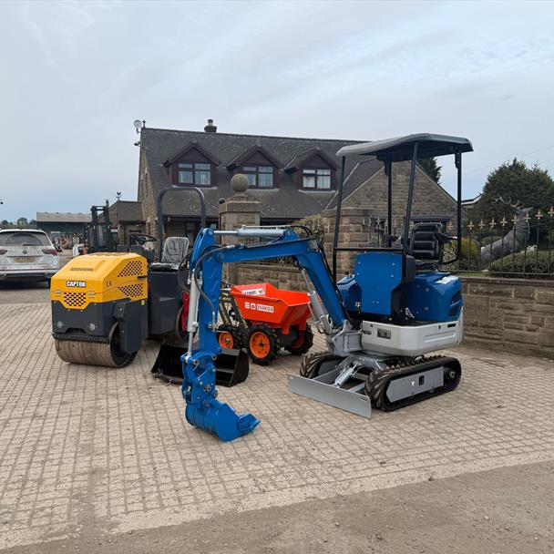 New/Unused Rippa Digger, Konstant Dumper And Captok Roller Package Deal