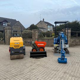 New/Unused Rippa Digger, Konstant Dumper And Captok Roller Package Deal