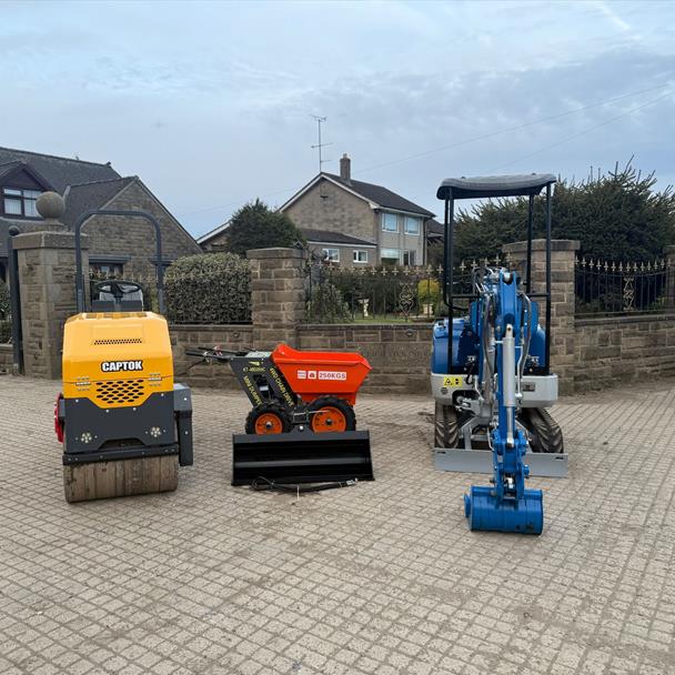 New/Unused Rippa Digger, Konstant Dumper And Captok Roller Package Deal