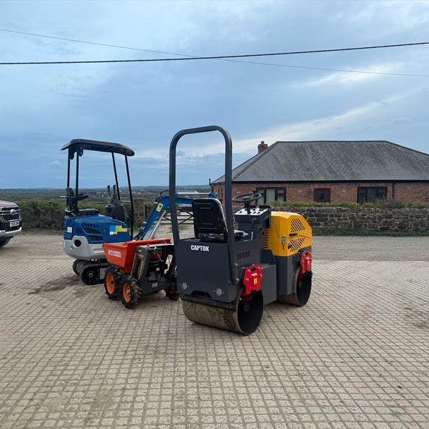 New/Unused Rippa Digger, Konstant Dumper And Captok Roller Package Deal