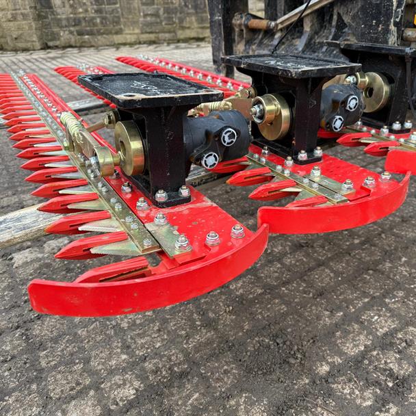 New/Unused Hardlife (Kubota Orange) 1.8 Metre Finger Bar Mower