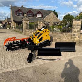 New/Unused 2025 GIYI GY-X39F 39" Mini Skidsteer Trencher