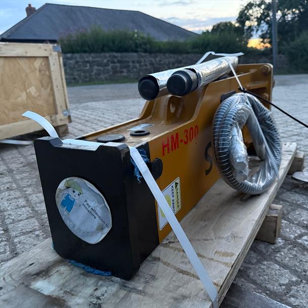 New/Unused Solmek HM-300 Silenced Hydraulic Rock Breaker