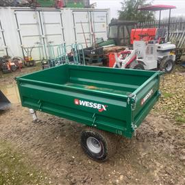 New/Unused Wessex 1.25 Ton Single Axle Tipping Trailer