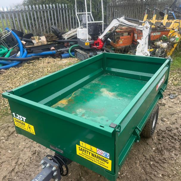 New/Unused Wessex 1.25 Ton Single Axle Tipping Trailer