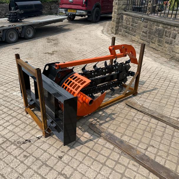 New/Unused GIYI GY-D39F Skidsteer Trencher