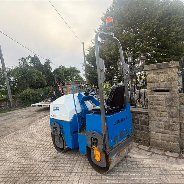 Terex TV800 800MM Diesel Twin Drum Vibrating Roller