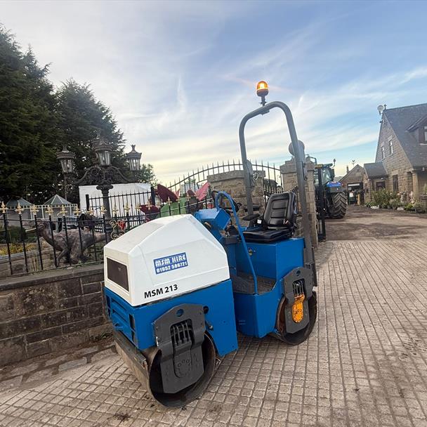 Terex TV800 800MM Diesel Twin Drum Vibrating Roller