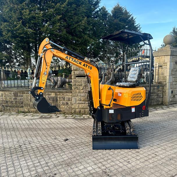 New/Unused Attack AT10 Mini Excavator