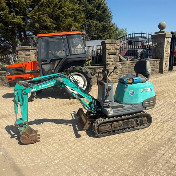 Komatsu PC02-1A Mini Excavator