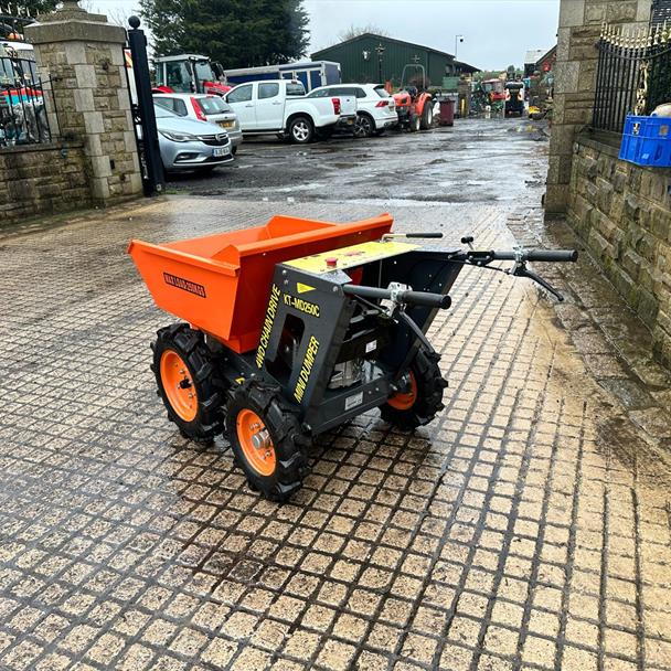 New/Unused Konstant KT-MD250C 4X4 Pedestrian Compact Dumper