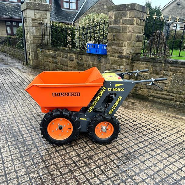 New/Unused Konstant KT-MD250C 4X4 Pedestrian Compact Dumper