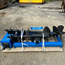 New/Unused 2024 GIYI Posthole Borer Skidsteer Bundle