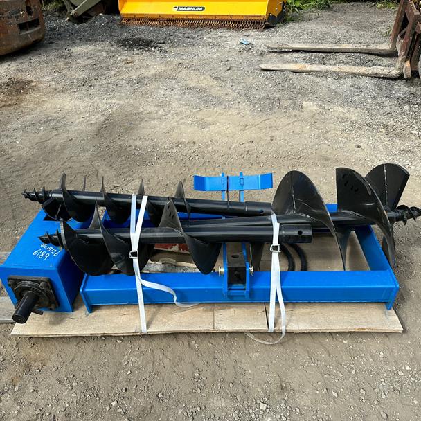 New/Unused 2024 GIYI Posthole Borer Skidsteer Bundle