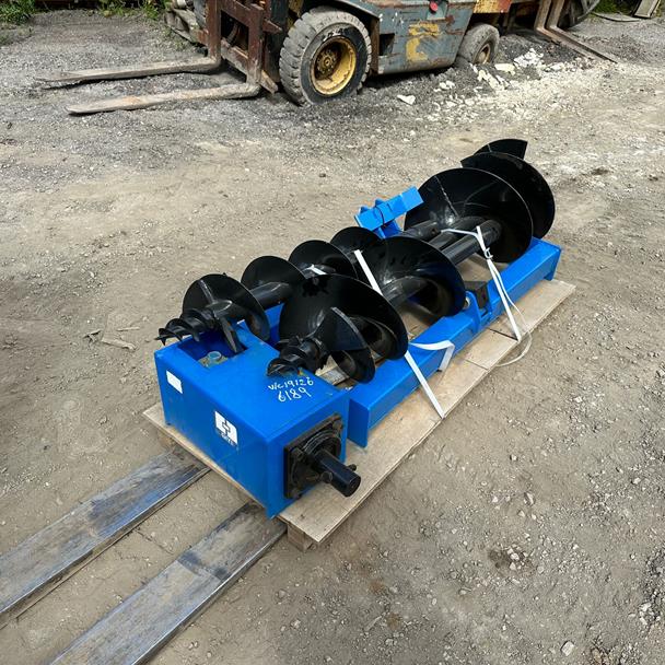 New/Unused 2024 GIYI Posthole Borer Skidsteer Bundle