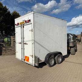 Twin Axel Box Trailer