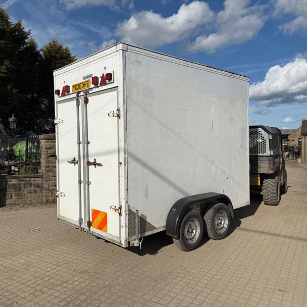 Twin Axel Box Trailer