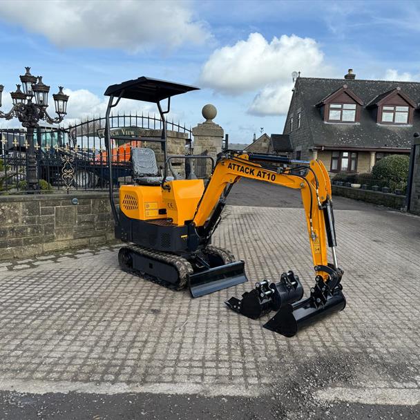 Unused Attack AT10 Mini Excavator