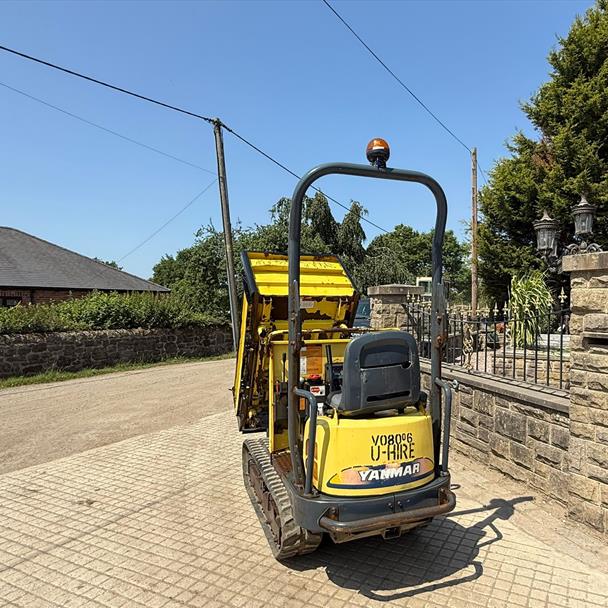 Yanmar C12R-B 1.2 Ton 3 Way Tip Diesel Tracked Dumper