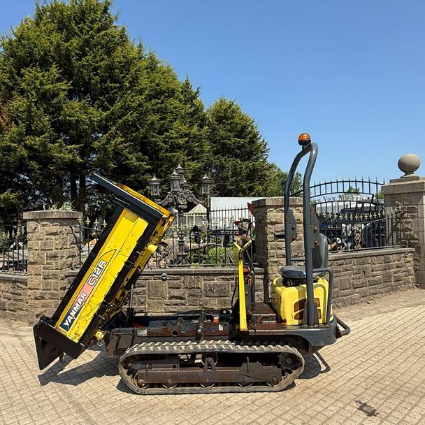 Yanmar C12R-B 1.2 Ton 3 Way Tip Diesel Tracked Dumper