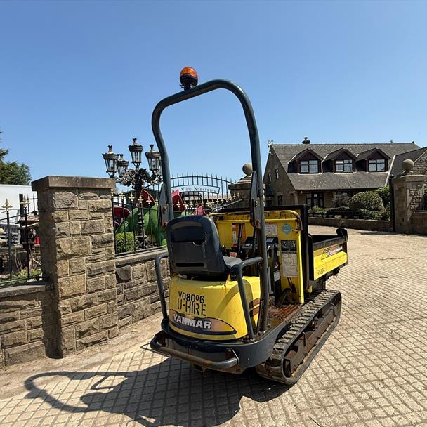 Yanmar C12R-B 1.2 Ton 3 Way Tip Diesel Tracked Dumper