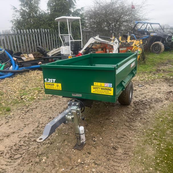 New/Unused Wessex 1.25 Ton Single Axle Tipping Trailer trailer for sale in Pilsley, Chesterfield — photo 5