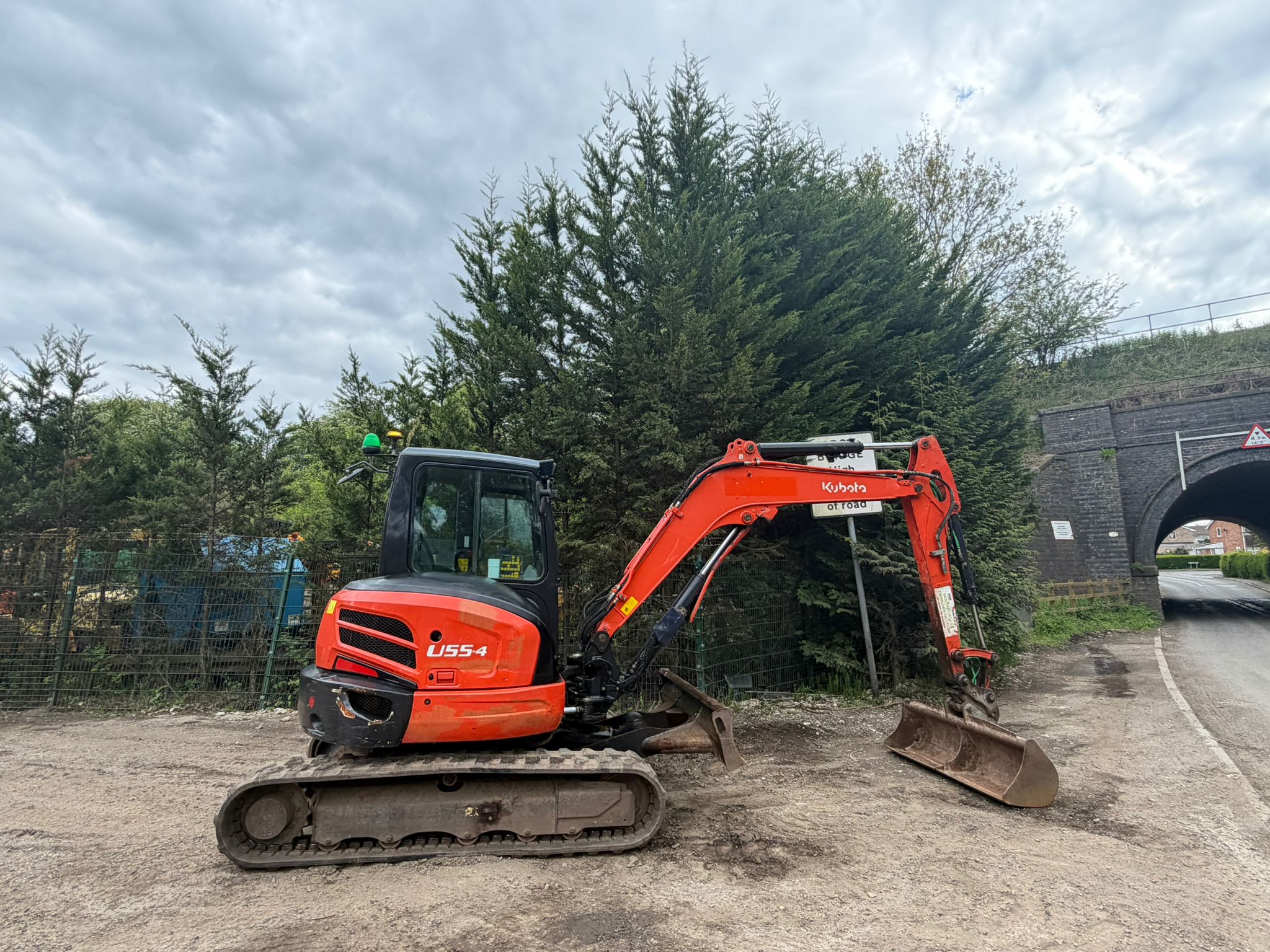 2014 KUBOTA U55-4 MIDI EXCAVATOR