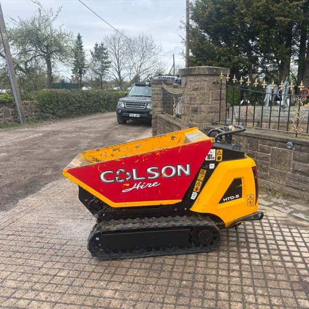 2024 JCB HTD-5 500KG DIESEL TRACKED PEDESTRIAN HIGH TIP DUMPER