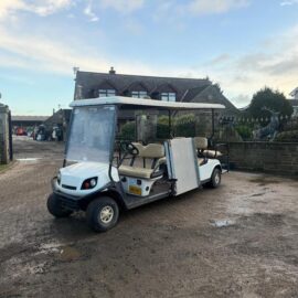 2013 CUSHMAN 6 SEATER DISABLED PETROL GOLF CART BUGGY