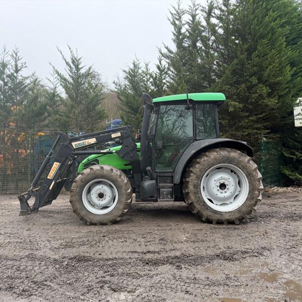 53 REG. DEUTZ AGROPLUS 95 94HP 4WD TRACTOR WITH LOADER