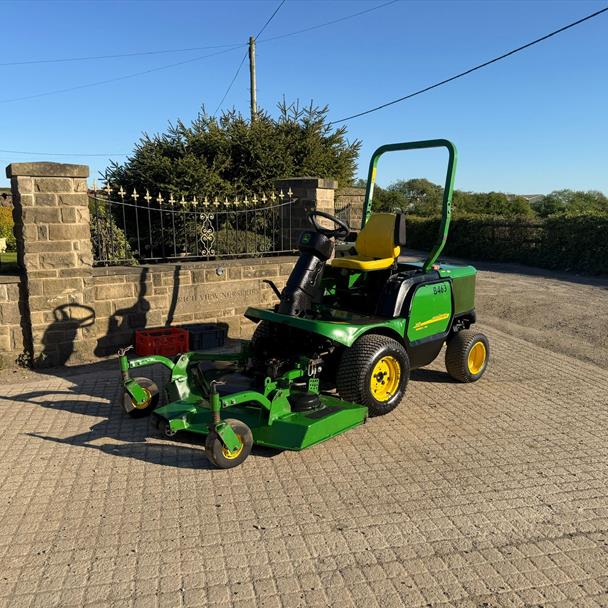 2013/63 JOHN DEERE 1445 4WD OUTFRONT RIDE ON MOWER WITH JOHN DEERE 62” ROTARY DECK