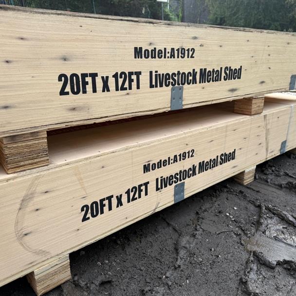NEW/UNUSED MTO A1912 20FT X 12FT HEAVY DUTY METAL LIVESTOCK ANIMAL SHED - SHEEP/PIG/COW/HORSE ETC. other for sale in Pilsley, Chesterfield — photo 4