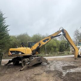 CATERPILLAR M318D-MH WHEELED MATERIAL SCRAP HANDLER EXCAVATOR