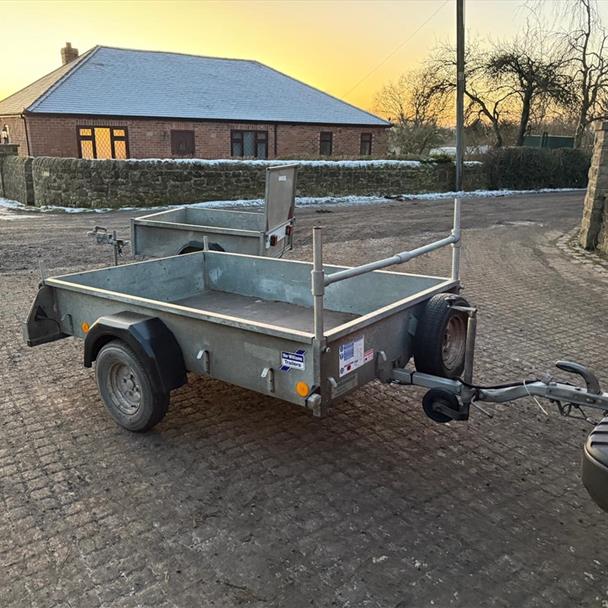 IFOR WILLIAMS P6E SINGLE AXLE TRAILER