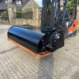 NEW/UNUSED 72” SKIDSTEER SWEEPER BUCKET COLLECTOR