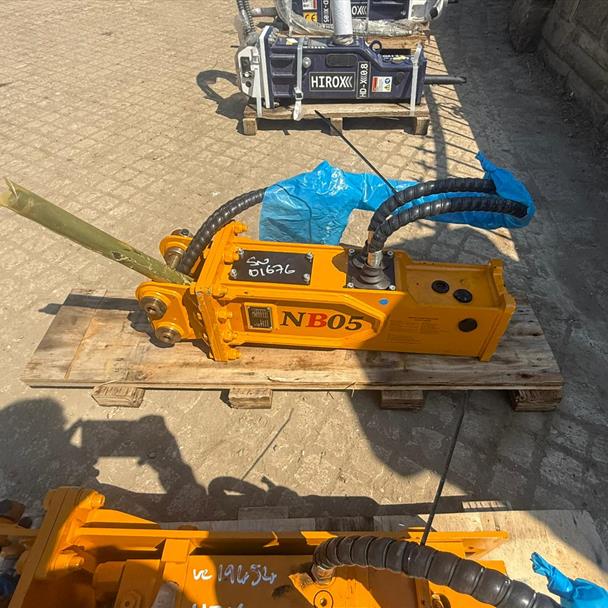 New/Unused NB05 Hydraulic Rock Breaker attachment for sale in Pilsley, Chesterfield — photo 2