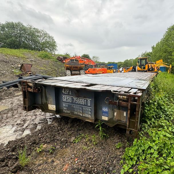 Bison 40FT Container Flat Rack Bridge attachment for sale in Pilsley, Chesterfield — photo 2